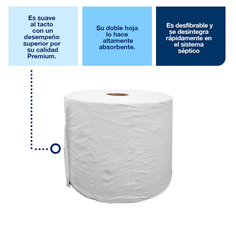 Papel Higiénico Tork Premium - 48 Rollos de 20mts c/u