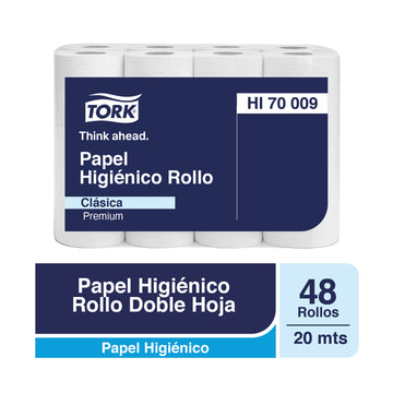 Papel Higiénico Tork Premium - 48 Rollos de 20mts c/u