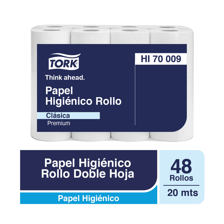Papel Higiénico Tork Premium - 48 Rollos de 20mts c/u