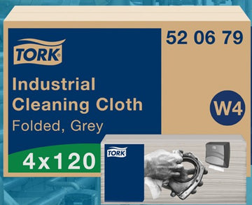 Paño de Limpieza Industrial Wipe Tork 4 paq de 120 Paños