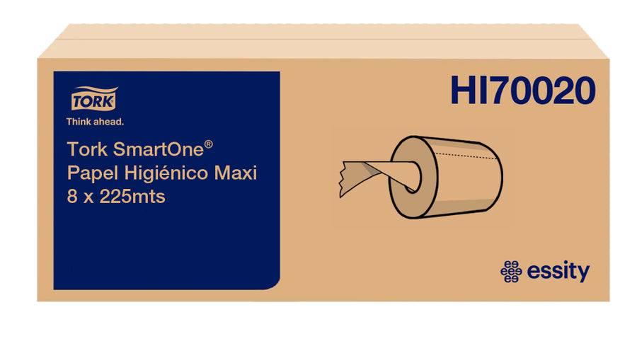 Tork SmartOne® Papel Higiénico Maxi 8 x 225mts