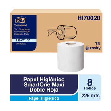 Tork SmartOne® Papel Higiénico Maxi 8 x 225mts